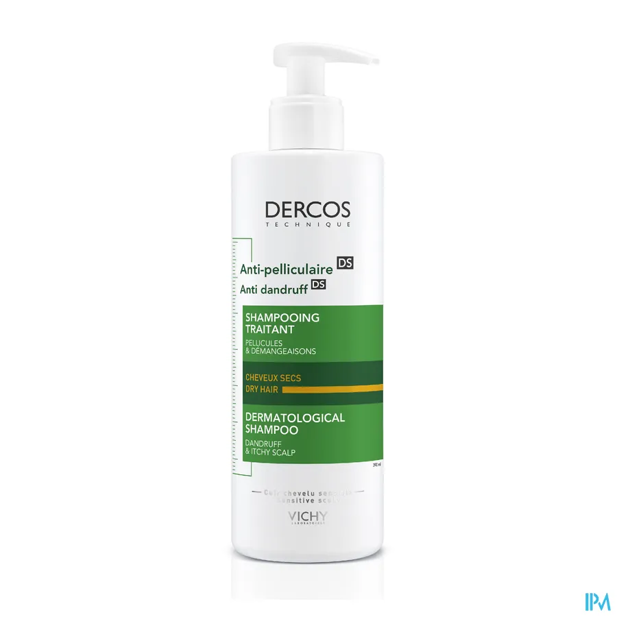 packshot van Vichy Dercos Antiroosshampoo Droog Haar 390 ml