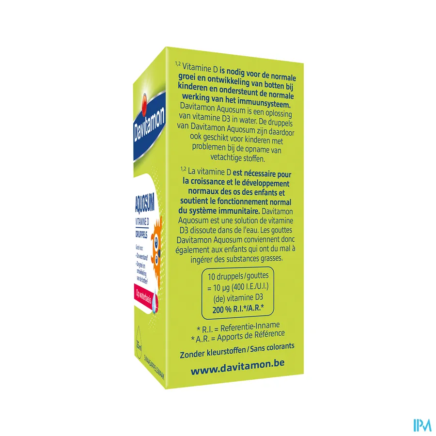 packshot van Davitamon Aquosum Vitamine D 25ml