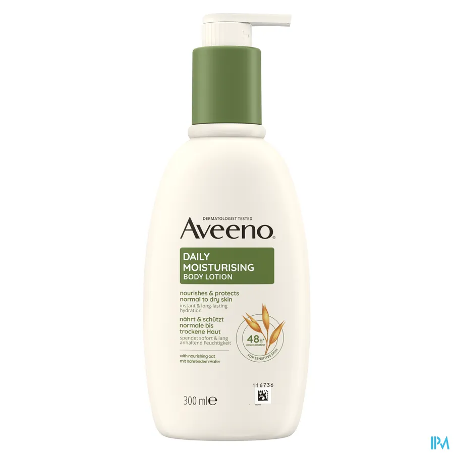packshot van Aveeno Daily Moisturising Body Lotion 300 ml