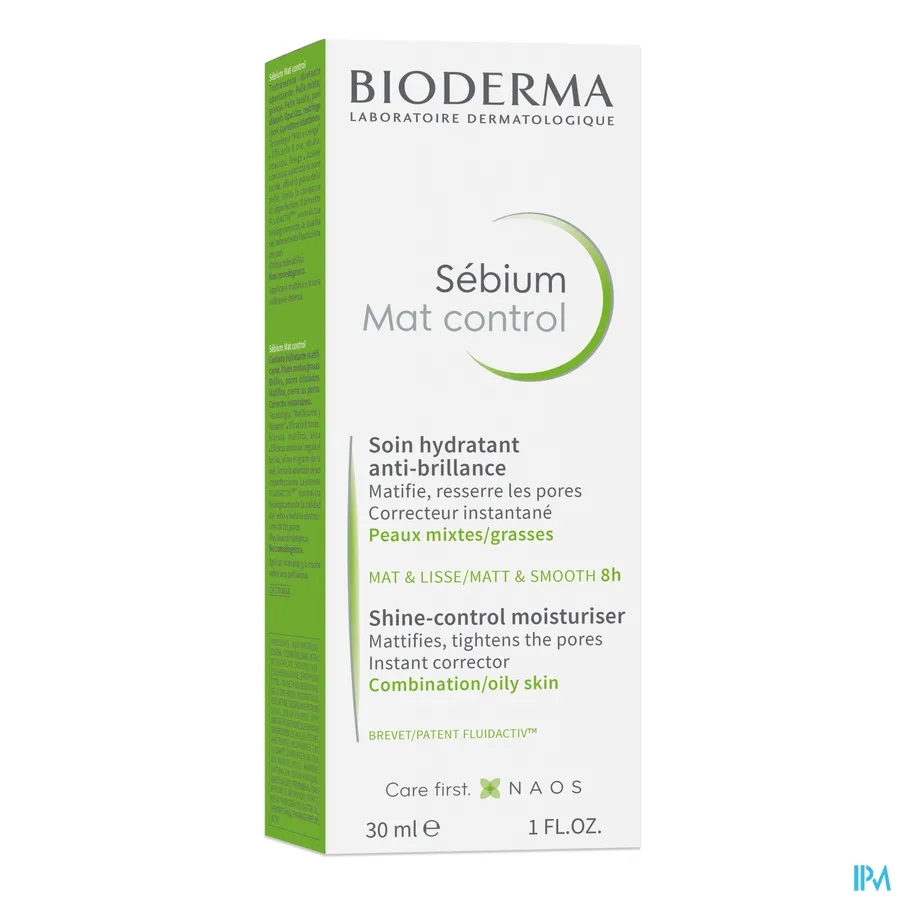 packshot van Bioderma Sebium Mat Control 30 ml
