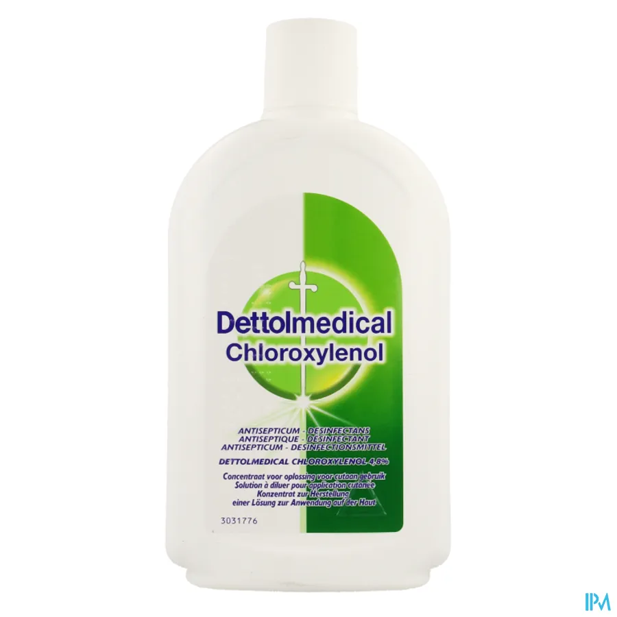 packshot van Dettolmedical Chloroxylenol 4,8% Antisepticum-Desinfectans 500 ml
