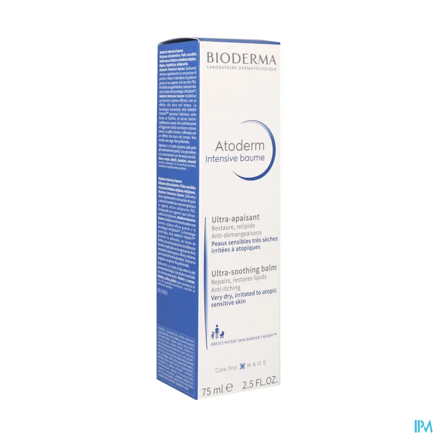 packshot van Bioderma Atoderm Intensive Balsem Tube 75 ml
