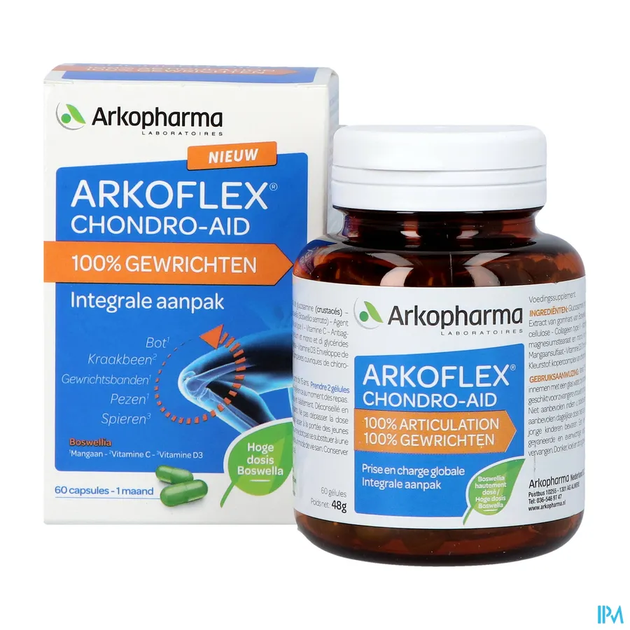 productshot van Arkoflex Chondro-aid 100% Gewrichten 60 tabletten