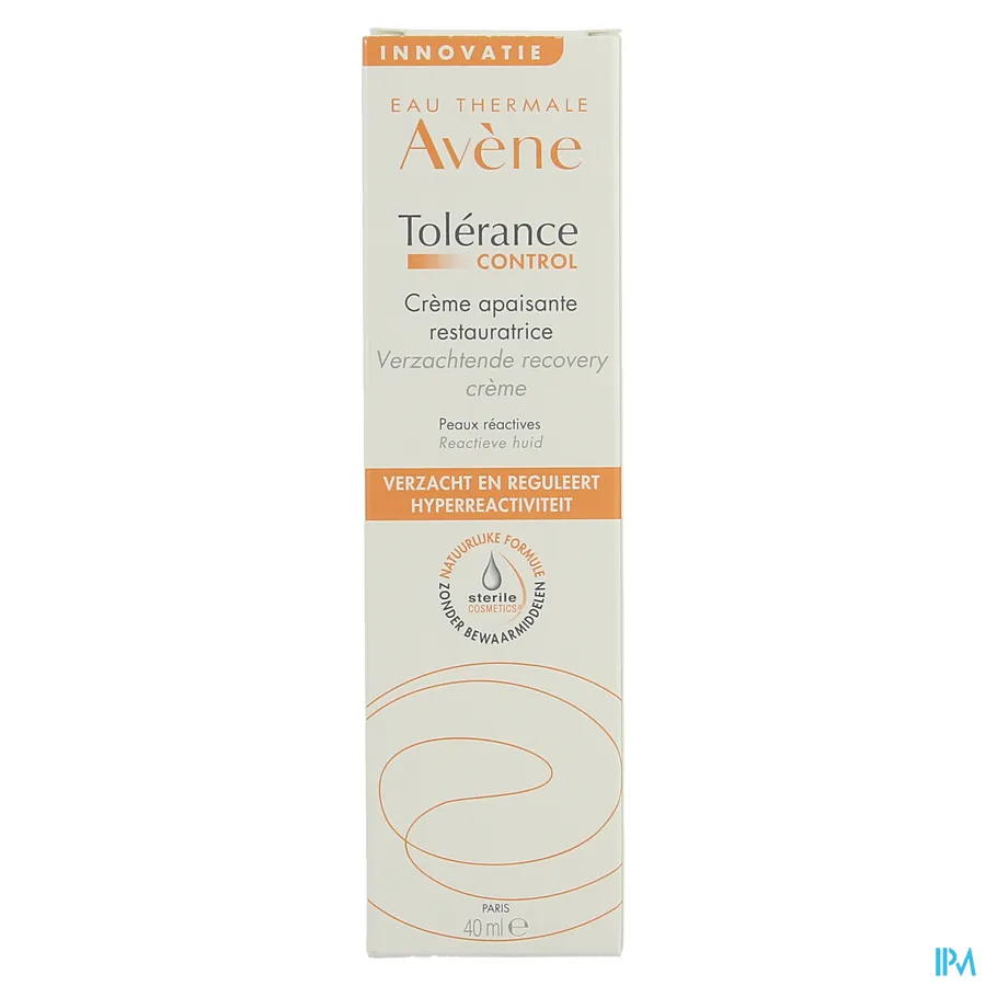 packshot van Avène Tolerance Control Crème 40 ml