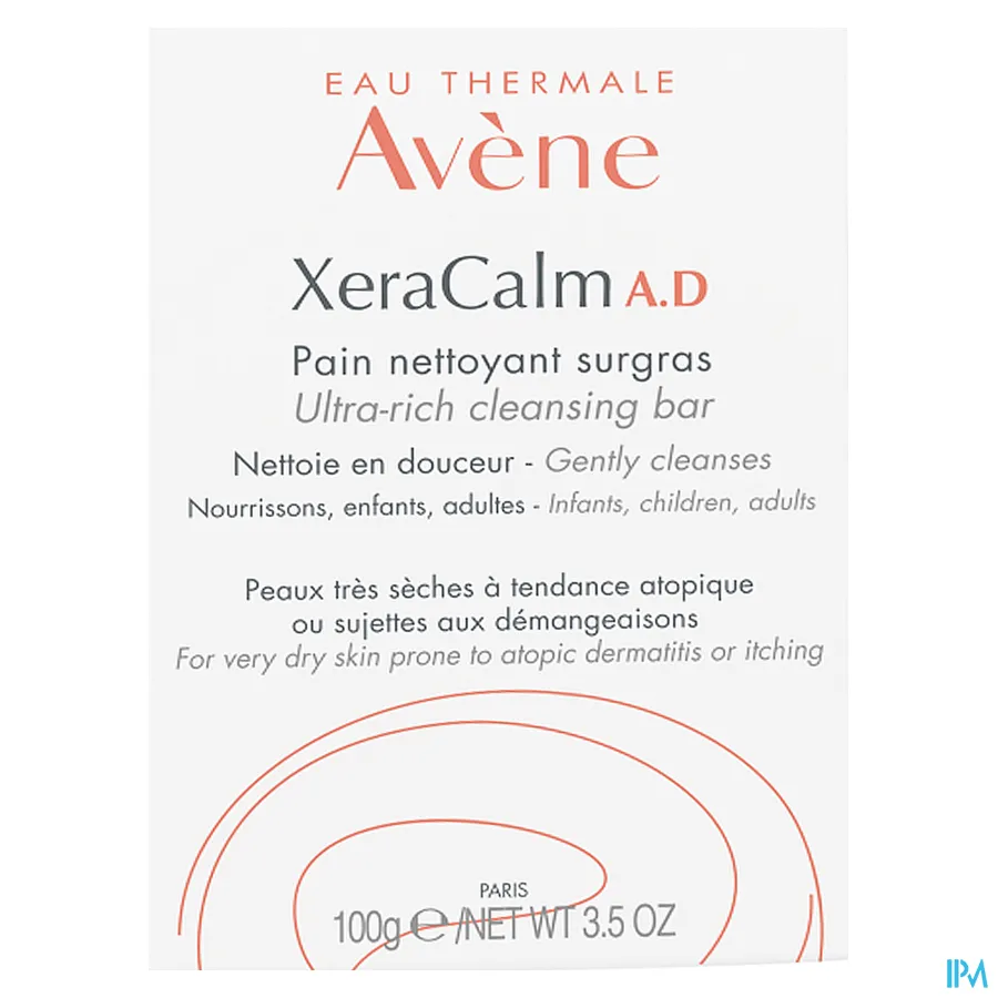packshot van Avène XeraCalm A.D. Reinigingsblokje 100 g