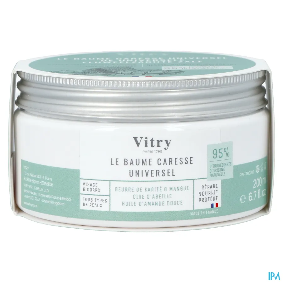packshot van Vitry Universele Balsem 95% Natuurlijke Oorsprong 200 ml