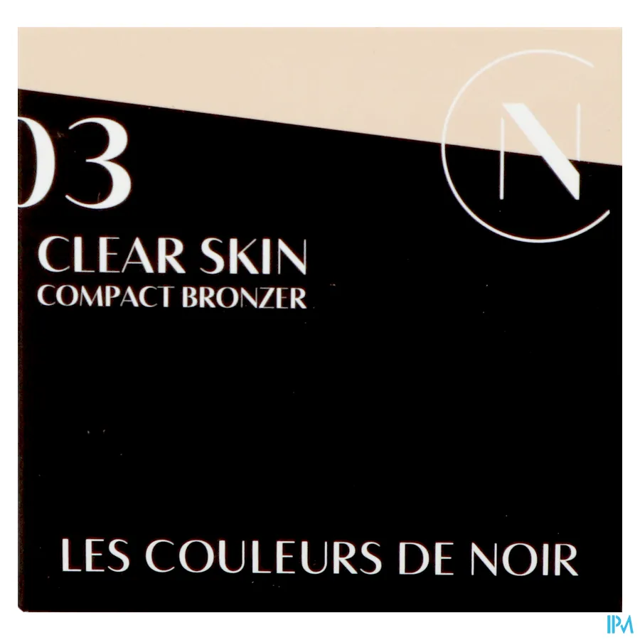 packshot van Couleurs de Noir Clear Skin Compact Bronzer 03 Bronze