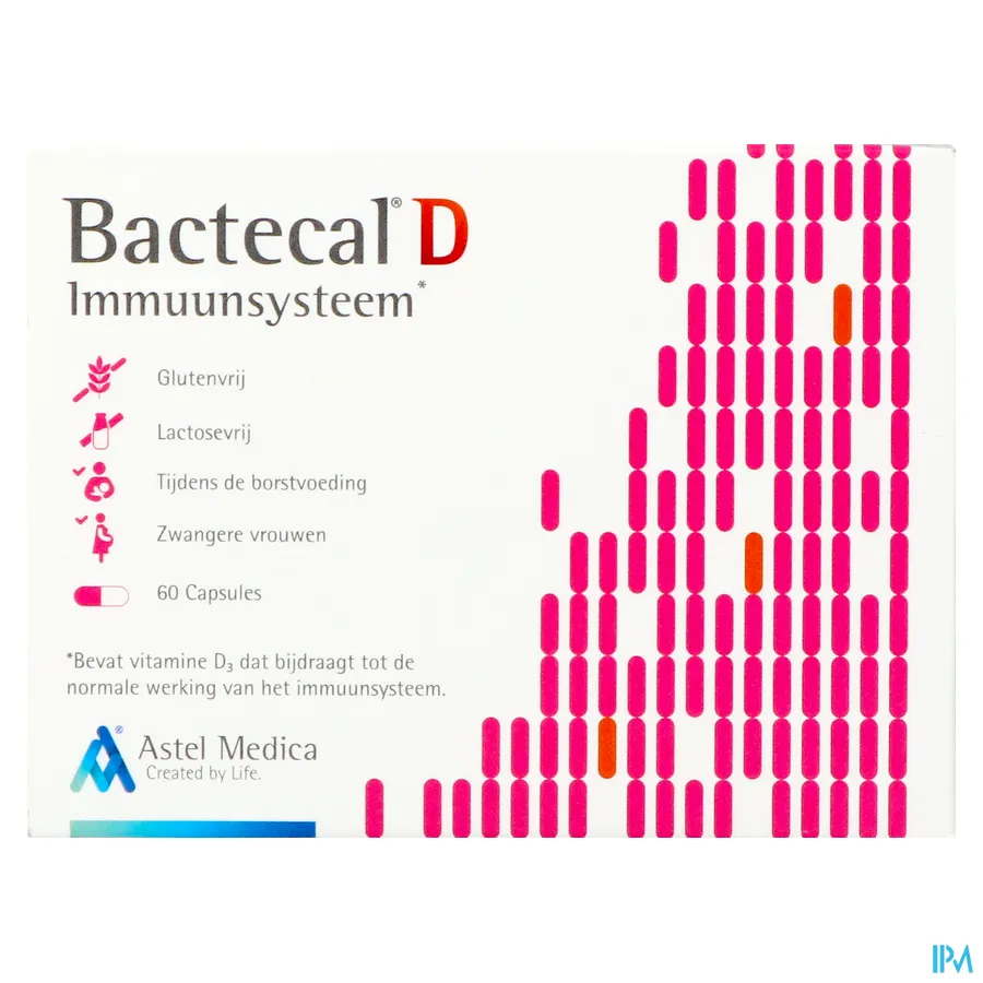 packshot van Bactecal D 60 capsules