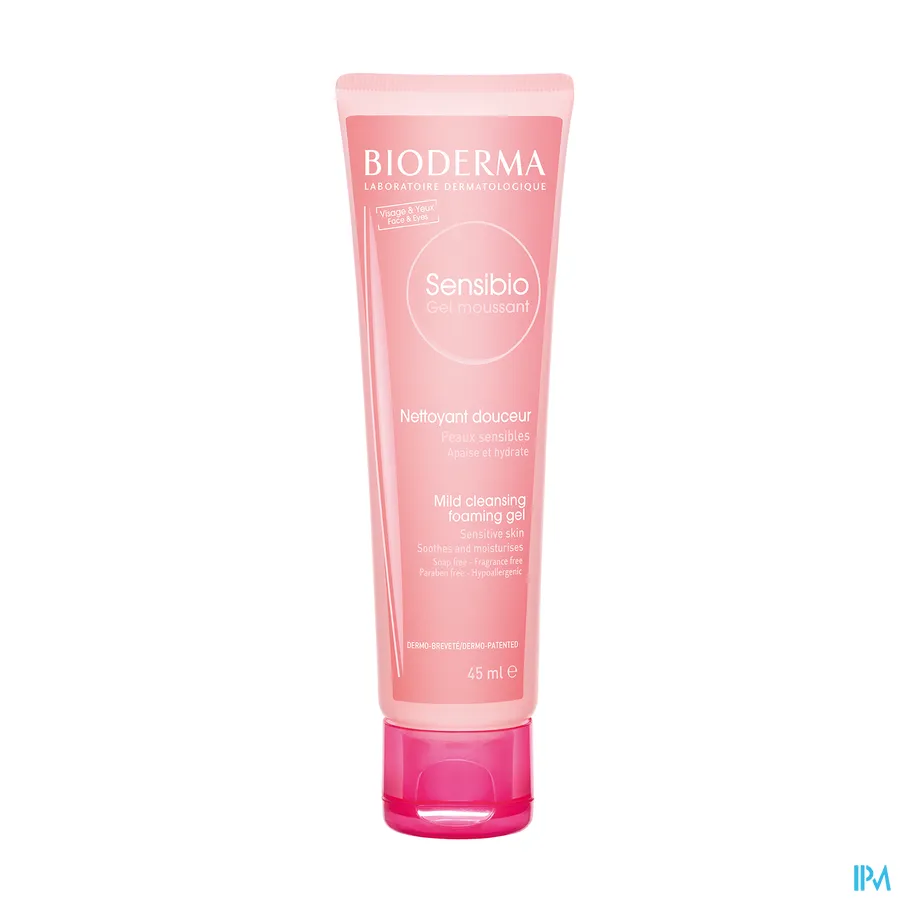 packshot van Bioderma Sensibio Schuimende Reinigingsgel 45 ml