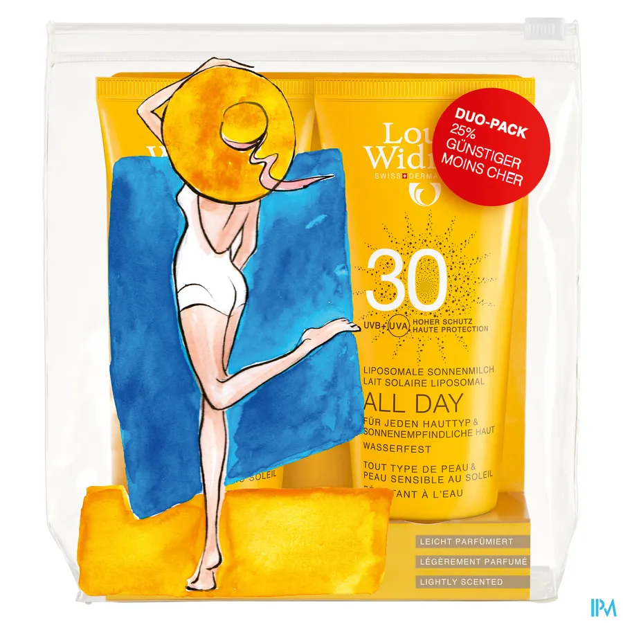 packshot van Widmer Sun All Day 30 Duo Parf Tube 2x100ml