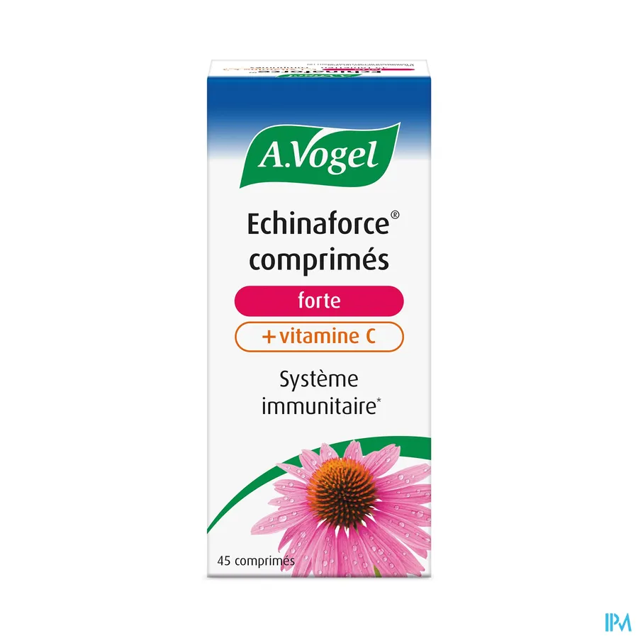 packshot van A. Vogel Echinaforce Forte + Vitamine C 45 tabletten