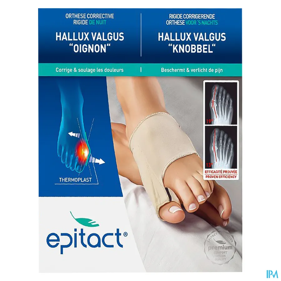 packshot van Epitact Corrigerende Orthese voor Hallux Valgus, Knobbel voor 's Nachts Maat Large