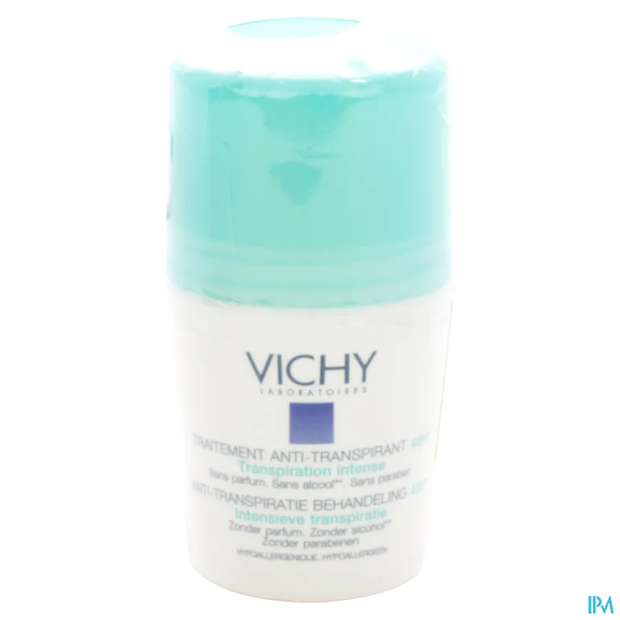 packshot van Vichy Deodorant Roller Anti-Transpiratie 48 uur Promo Duopack 2 x 50 ml