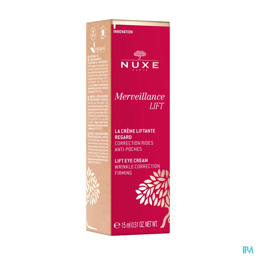 packshot van Nuxe Merveillance Lift Oog Crème 15 ml