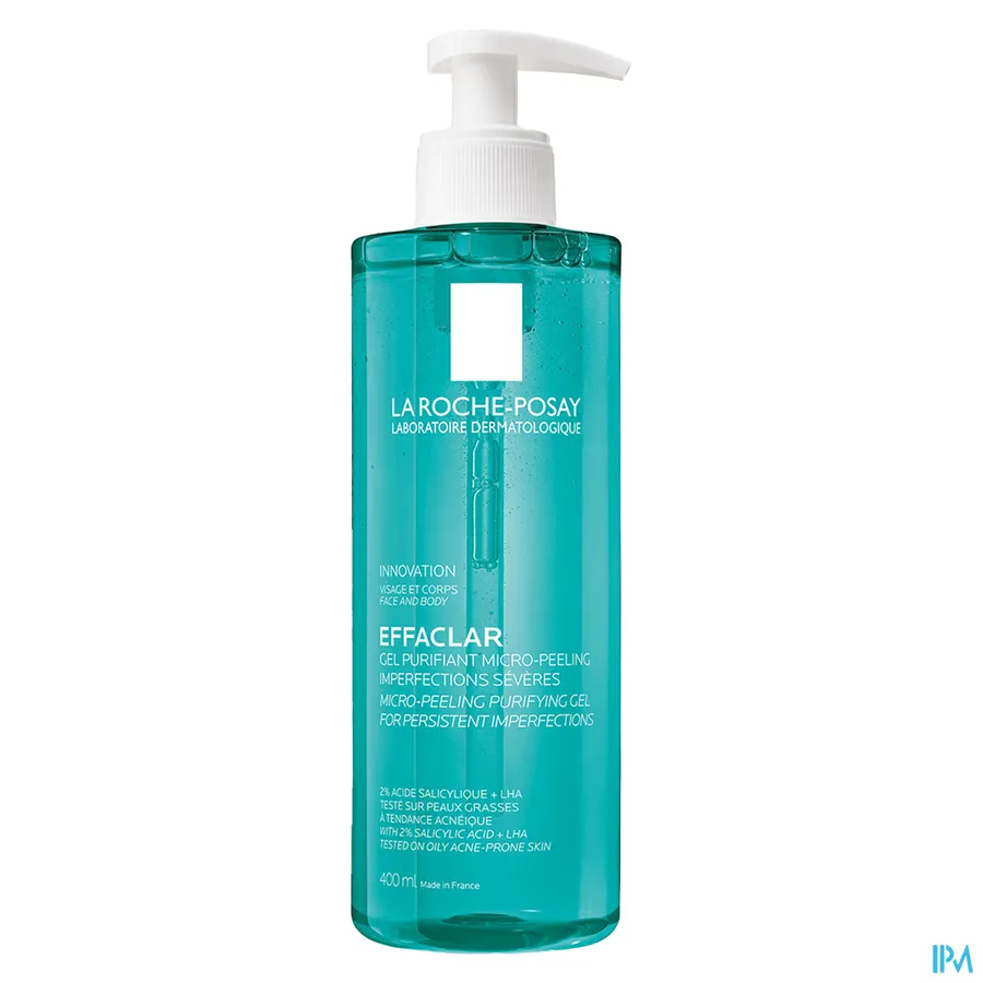 packshot van La Roche-Posay Effaclar Micro-Peeling Zuiverende Gel 400 ml