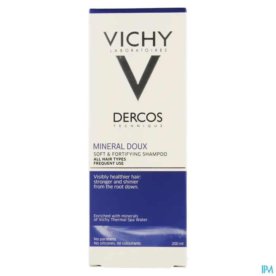 packshot van Dercos Shampoo Mineral Soft 200 ml