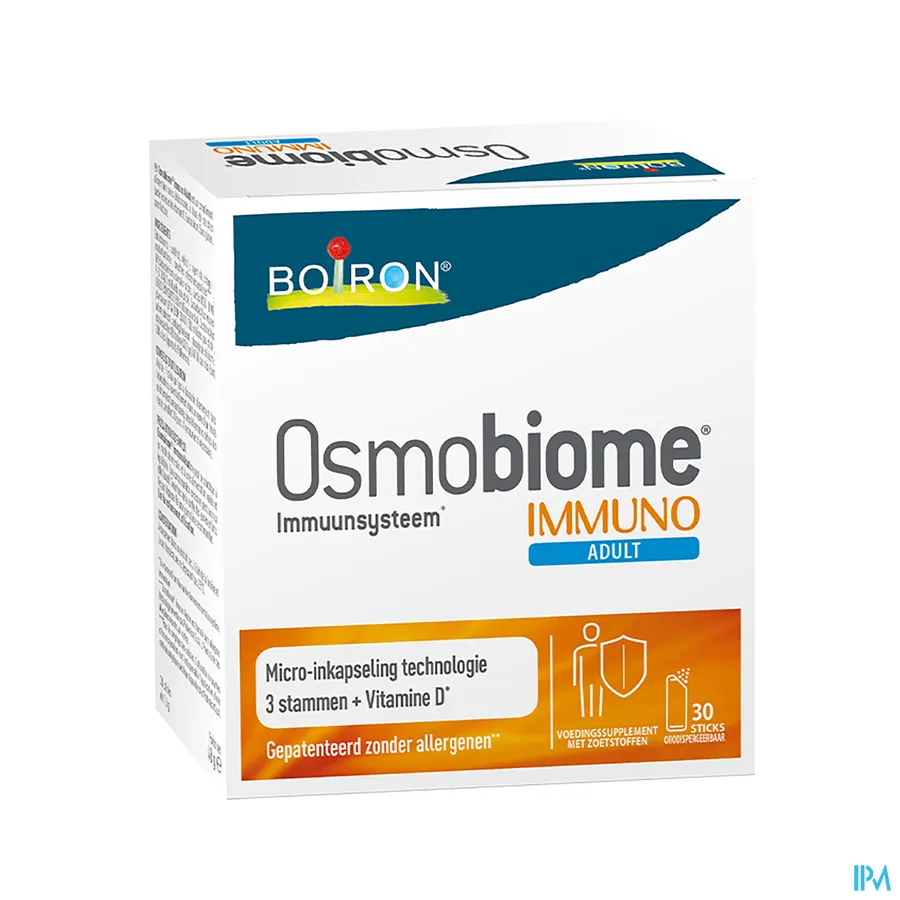 packshot van Osmobiome Immuno Adult 30 sticks