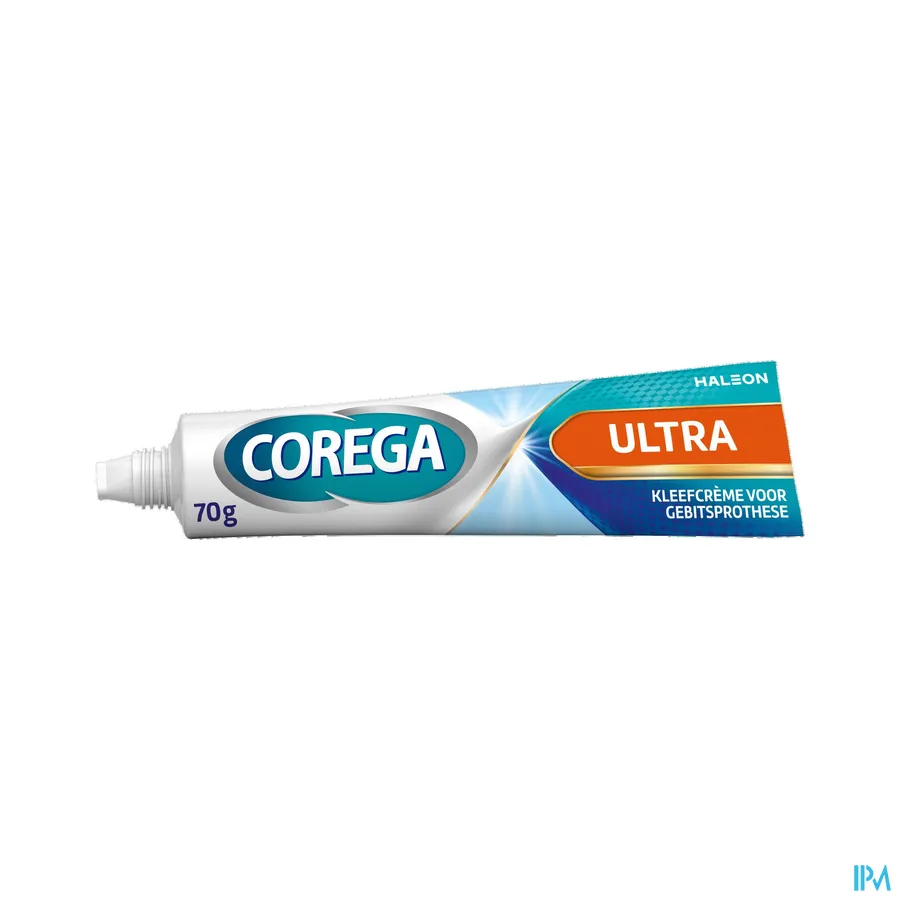 productshot van Corega Ultra Kleefcrème 70 g