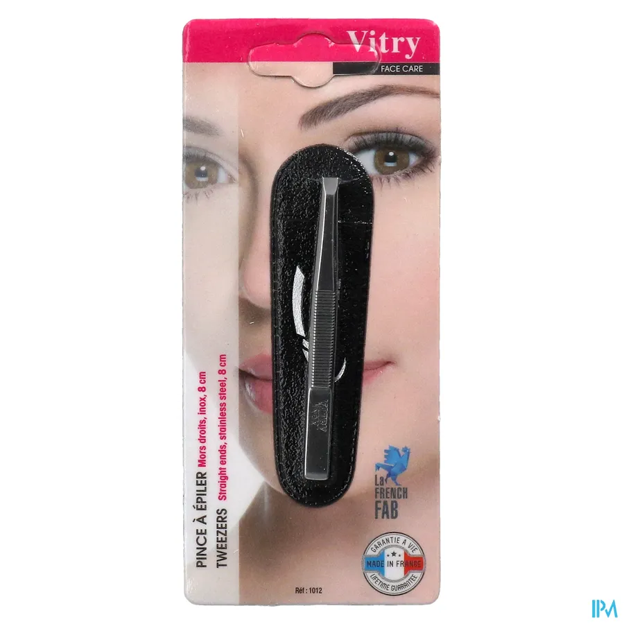 packshot van Vitry Epileerpincet met Rechte Top