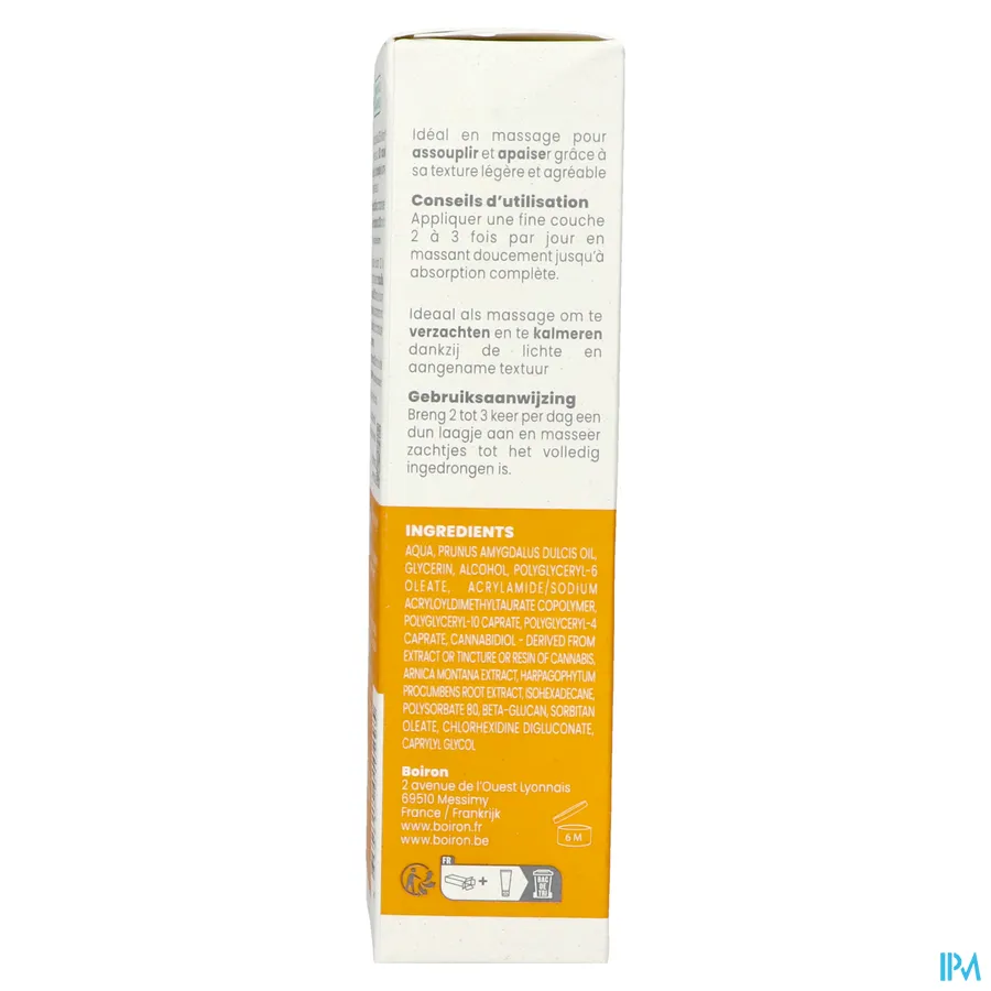 packshot van Cbd Gel Creme Verzachtend & Kalmerend 120g Boiron