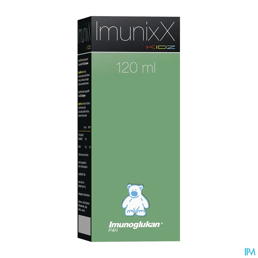 packshot van ImunixX Kidz Siroop 120 ml