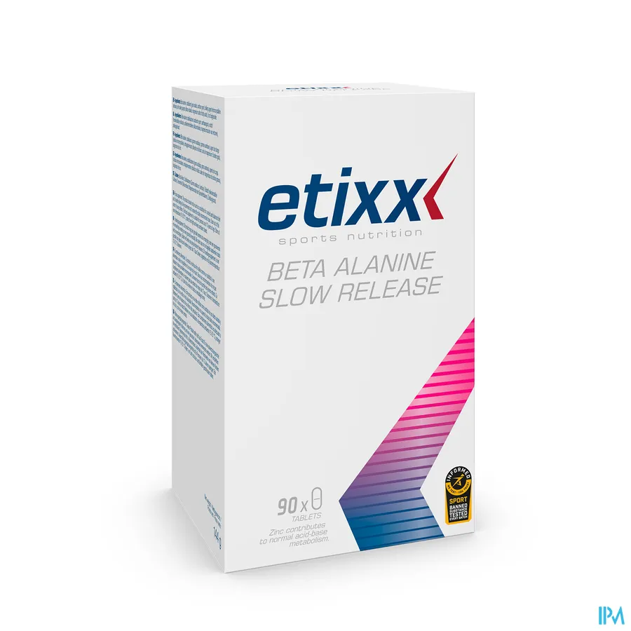packshot van Etixx Beta Alanine Slow Release 90 Tabletten