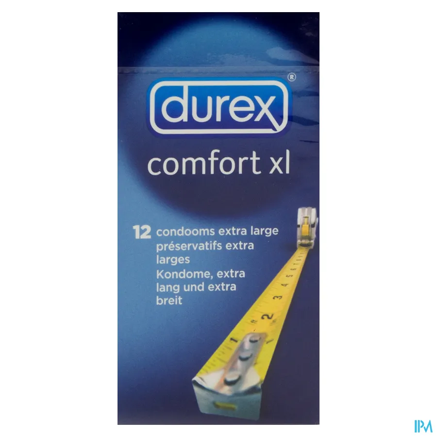 packshot van Durex XL Power 12 stuks