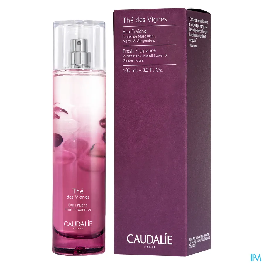 productshot van Caudalie Thé Des Vignes Fris Water 100 ml