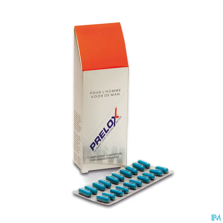 productshot van Prelox voor de Man voor Dagelijks Gebruik 60 Tabletten