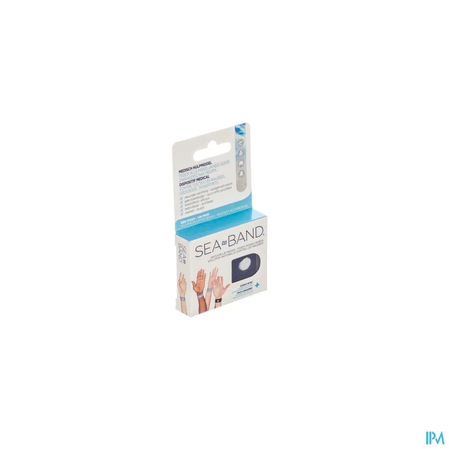 packshot van Sea Band Polsbandje Volwassene Grijs 1 paar