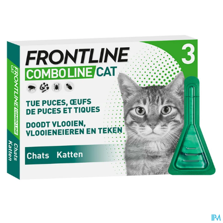 packshot van Frontline ComboLine Kat/Fret 3 x 0,5 ml