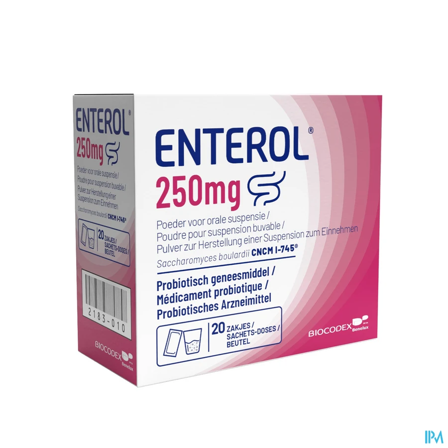packshot van Enterol 20 Zakjes