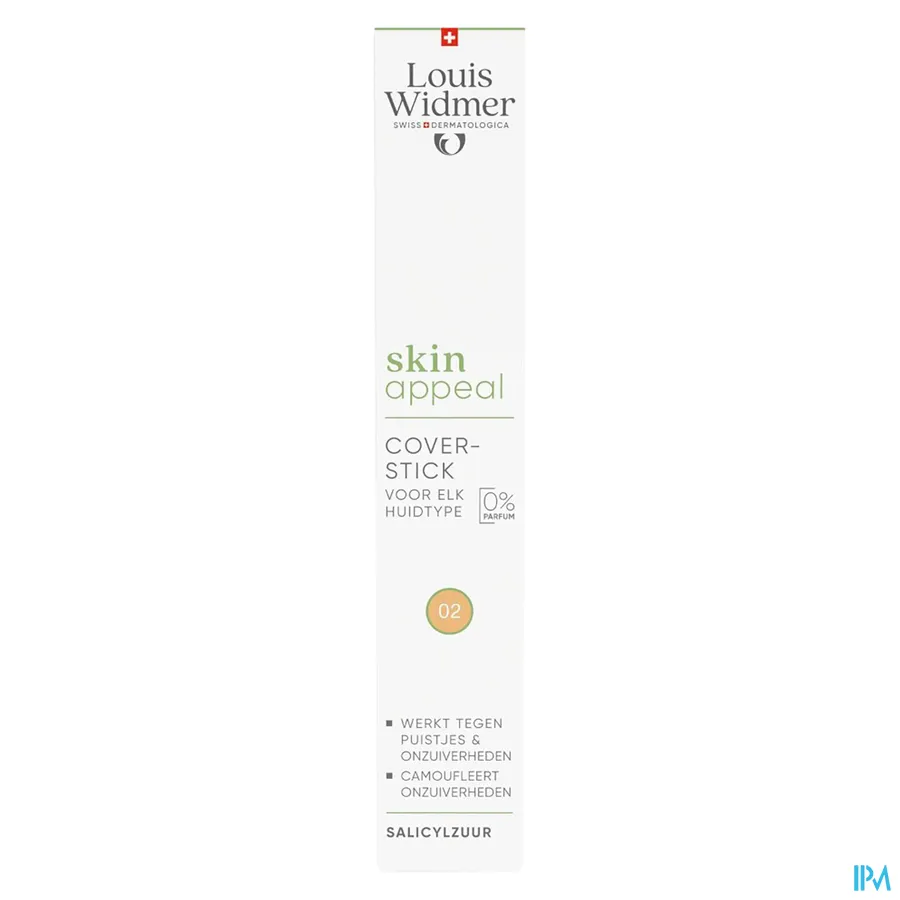 packshot van Louis Widmer Skin Appeal Coverstick 02 0,25 g
