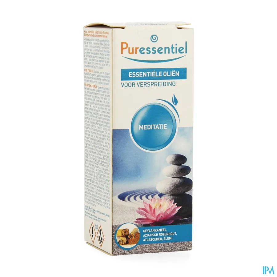 packshot van Puressentiel Zuiverend Verstuiving Meditatie Olie 30 ml