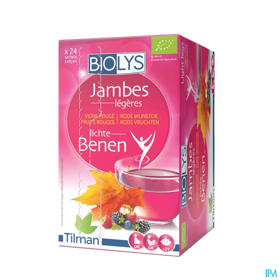 packshot van Tilman Biolys Antioxidanten Rooibos-Groene Thee 24 zakjes