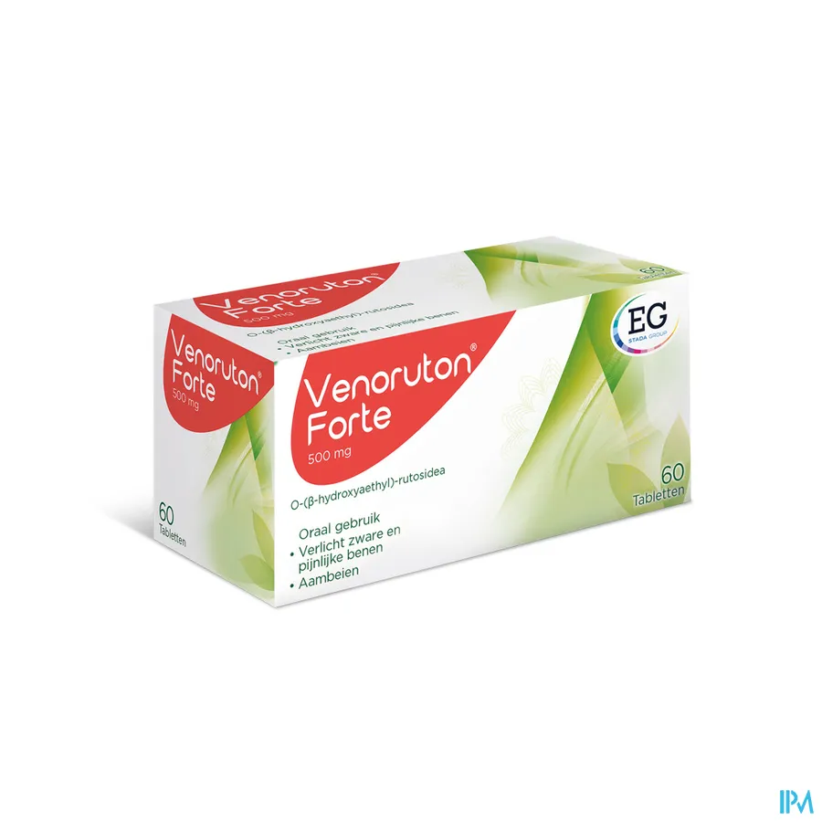 packshot van Venoruton Forte 500 60 tabletten