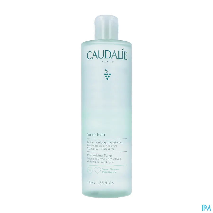packshot van Caudalie Vinoclean Hydraterende Tonic Lotion 400 ml
