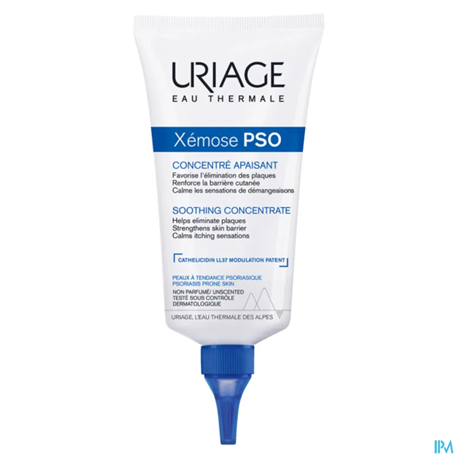 packshot van Uriage Xemose Pso Soin Ultra Concentre Creme 150 ml
