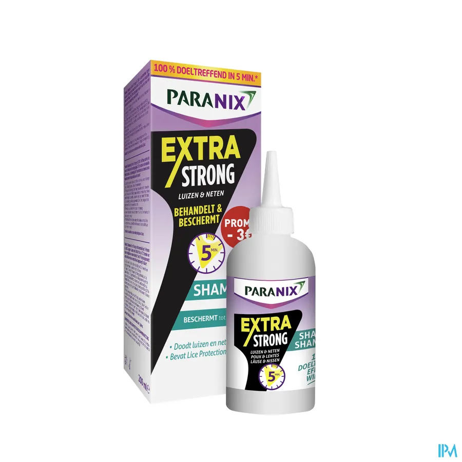 productshot van Paranix Extra Strong Sh 200ml Promo -3€