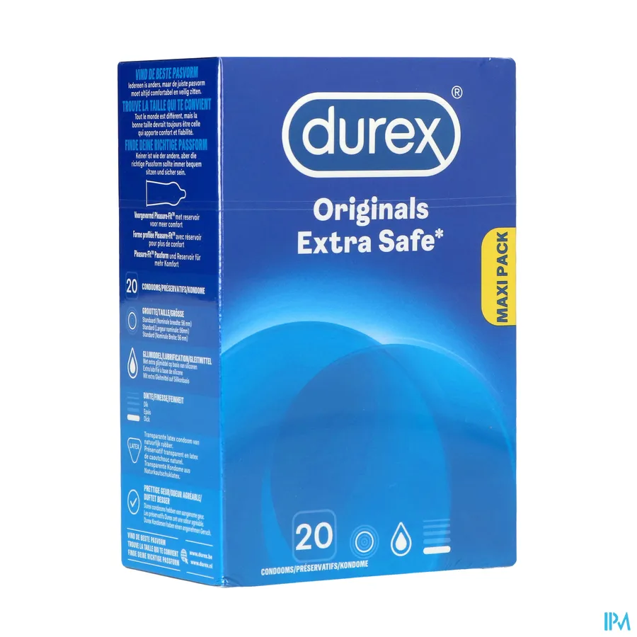 packshot van Durex Extra Safe Condooms 20 stuks