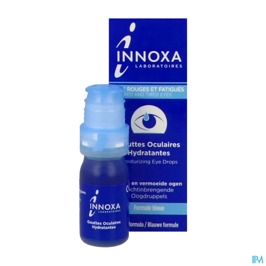 productshot van Innoxa Oogdruppels Blauwe Formule (Rode & Vermoeide Ogen) 10 ml