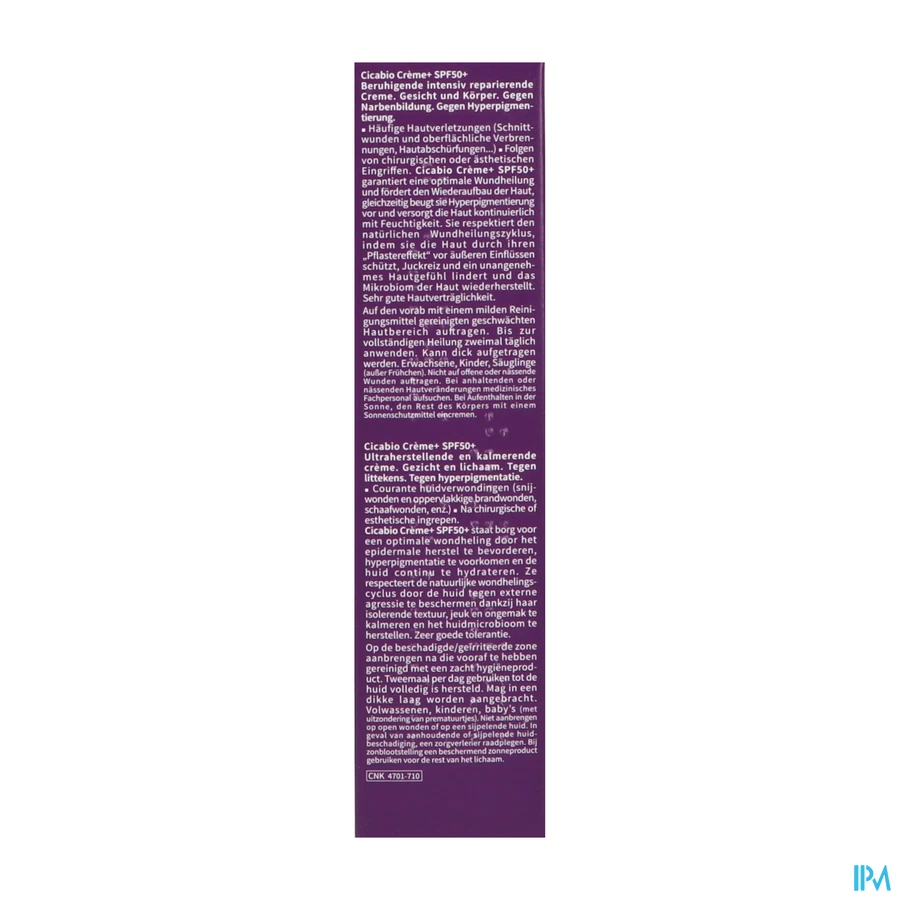 packshot van Bioderma Cicabio Crème+ SPF50+ 40 ml