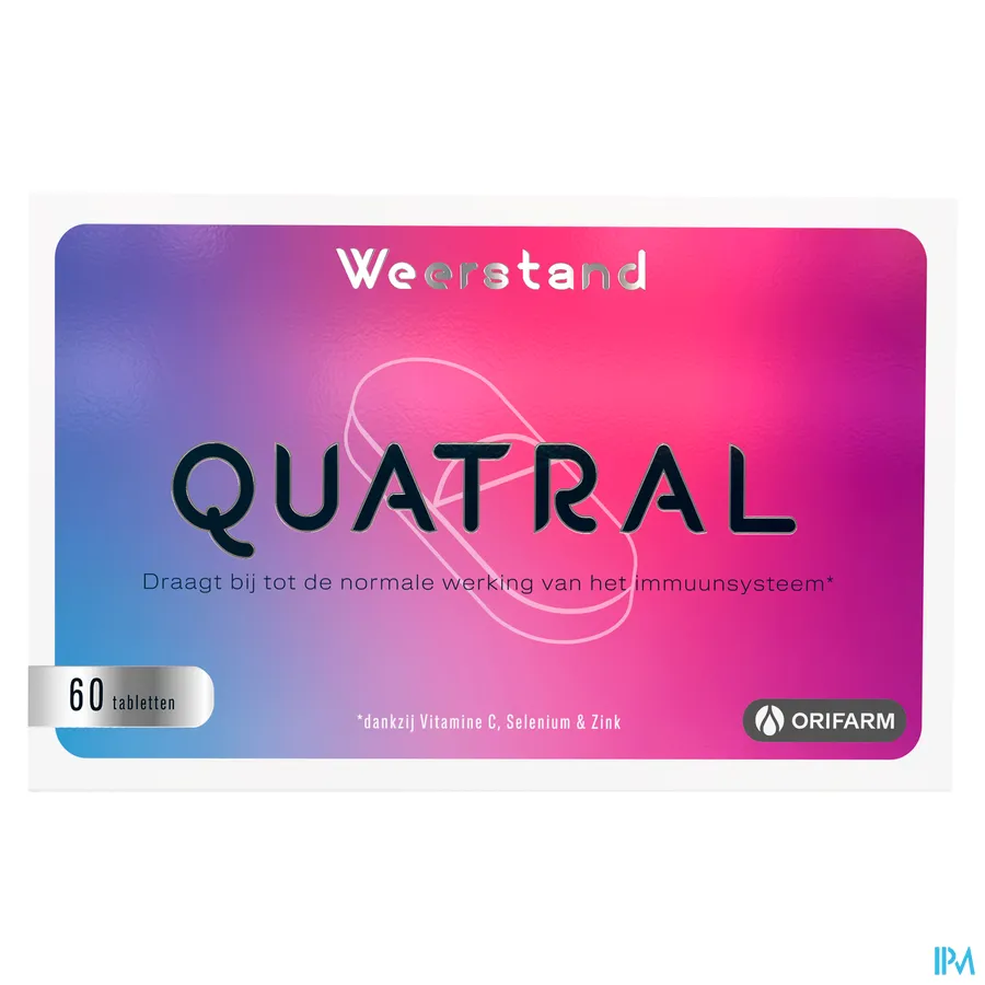 packshot van Quatral 60 tabletten
