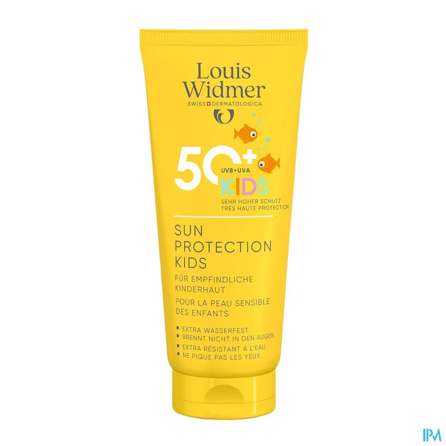 productshot van Widmer Sun Protection Kids 50+ Zonder Parfum 100 ml