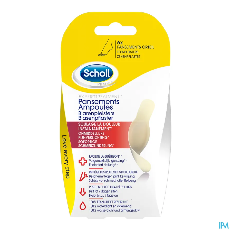 packshot van Scholl Blarenpleister Teenpleister Set 6 stuks