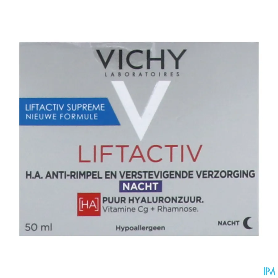 packshot van Vichy Liftactiv Nacht Supreme tegen Rimpels en voor Versteviging van de Huid 50 ml