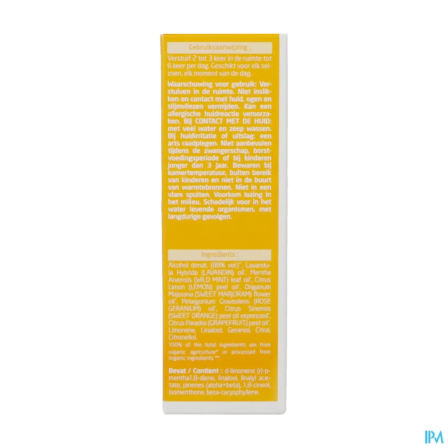 packshot van Weleda Zuiverende Room Spray Vitality 50 ml