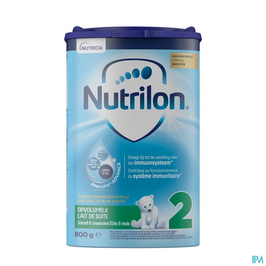 packshot van Nutrilon 2 Opvolgmelk 800 g