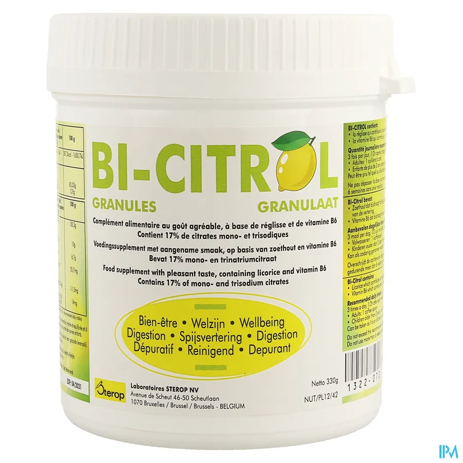 packshot van Bi-Citrol Granulaat 330 g