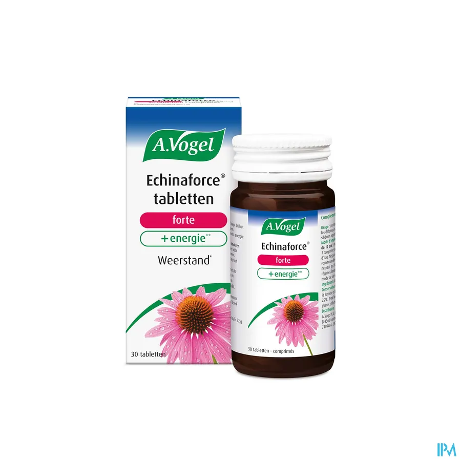 productshot van A. Vogel Echinaforce Forte + Energie 30 tabletten